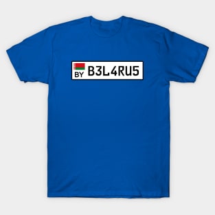 Belarus car license plate T-Shirt